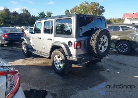 2018 Jeep Wrangler Unlimited Sport S 4X4 из США, поврежденный, VIN 1C4HJXDG8JW272987